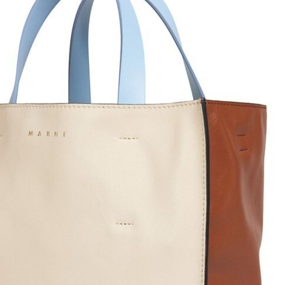 Marni Small Museo Soft Leather Tote - Picture 3 of 4